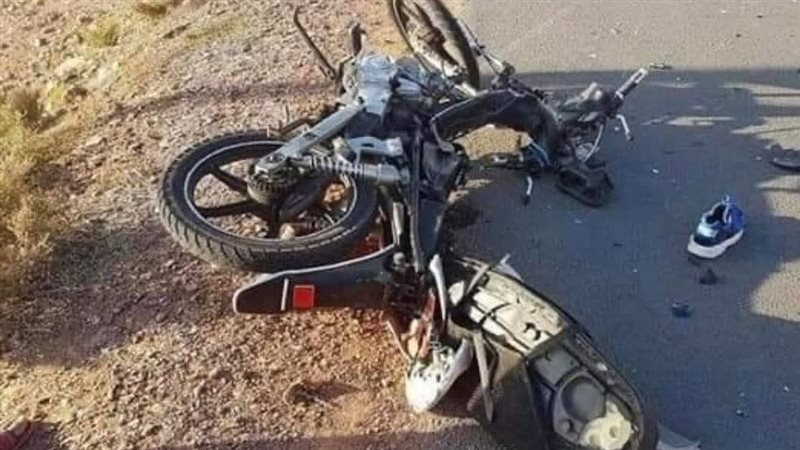  حادث تصادم دراجتين