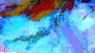 أجواء حارة على أغلب الأنحاء وبداية ظهور الرمال بالصعيد