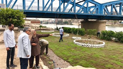 محافظ الدقهلية يتفقد المخابز وأعمال إنشاء حدائق بمدينة طلخا (صور)