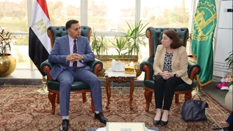 محافظ القليوبية خلال