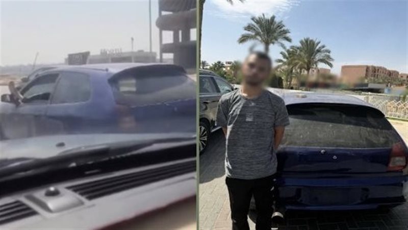 ضبط قائد سيارة قاد