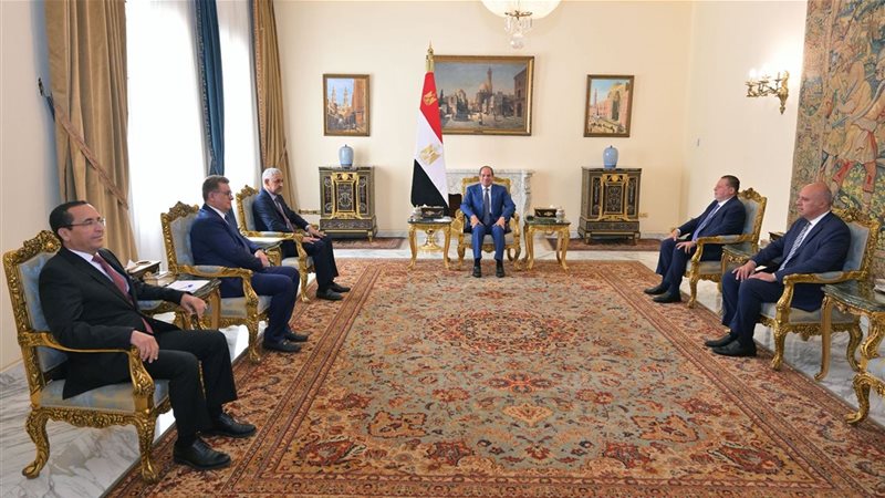 السيسي يستقبل رئيس