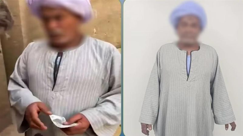 حارس بمعبد الكرنك