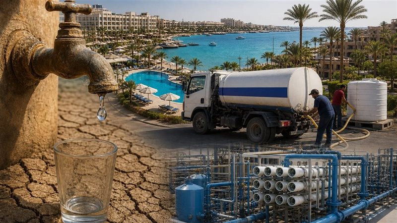 ازمة المياه في الغردقة،