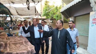 استمرار أعمال التطوير وفتح الشوارع لتحقيق السيولة المرورية بميت غمر