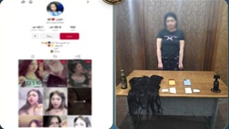 ضبط تيك توكر شهيرة