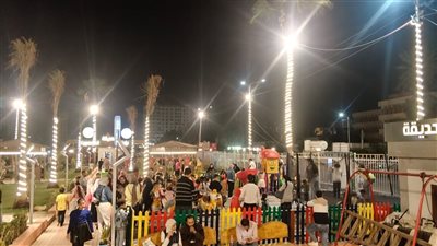  إقبال كبير من العائلات على حدائق المنصورة خلال عطلة نهاية الأسبوع