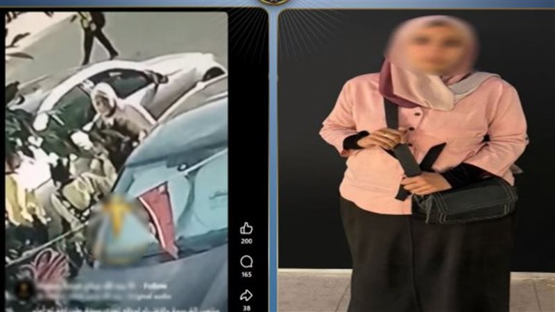 صفع سيدة لطالبة أمام