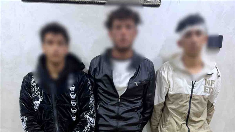 ضبط 3 أشخاص تعدوا