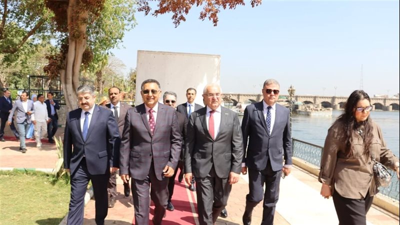 استقبال محافظ القليوبية