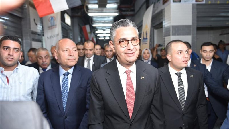 وزير التموين في افتتاح