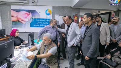 جولة ميدانية لرئيس مياه الإسكندرية لمتابعة كفاءة التشغيل وتحسين الخدمات 