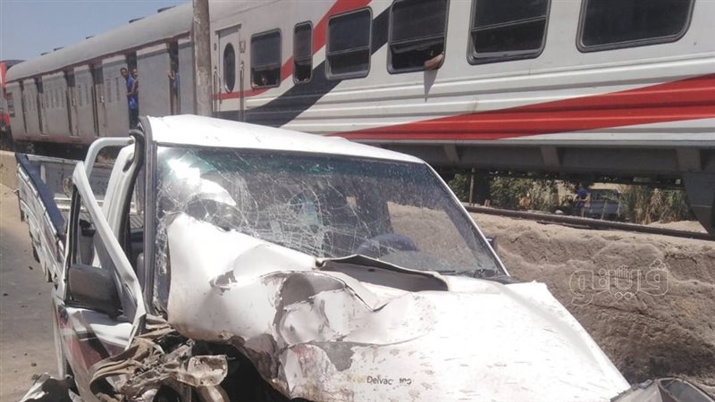 حادث تصادم بالقليوبية