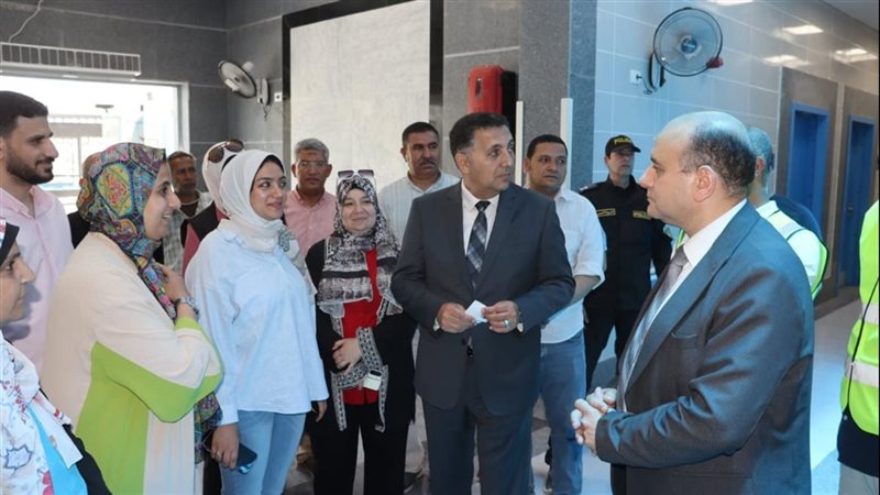 محافظ القليوبية خلال