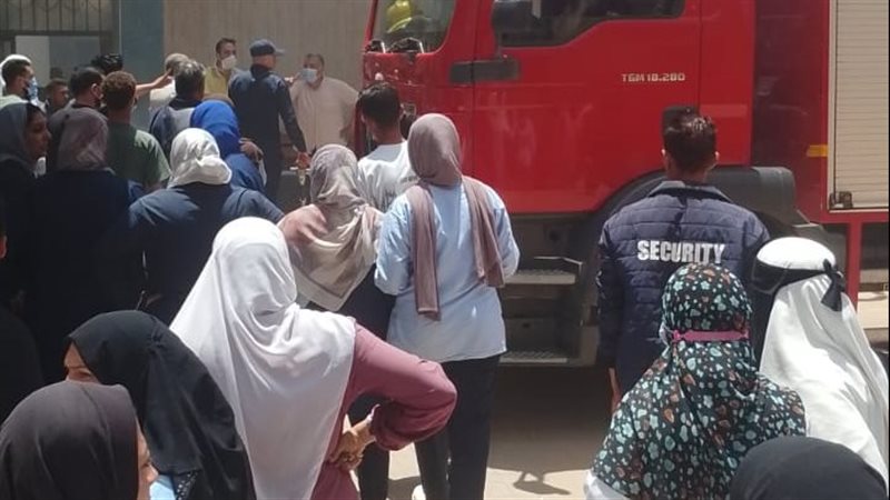 حريق مستشفي حميات