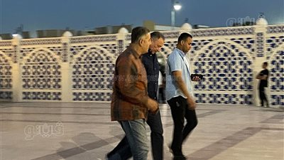 بيبو وليلى علوي في عزاء عبد الرحمن أبو زهرة (فيديو وصور)