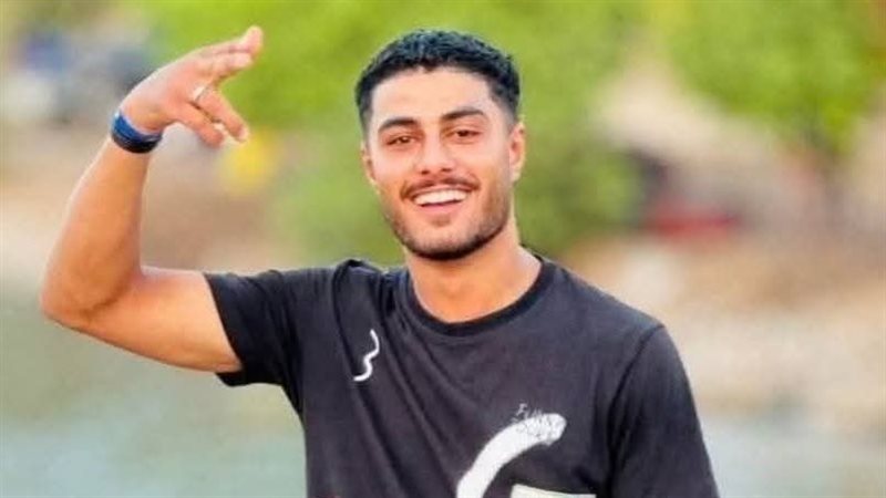 الشاب ضحية الحادث،