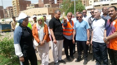 تدشين حملة تشجير بطريق السادات ضمن مبادرة 