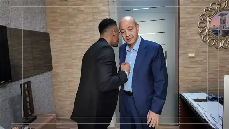 عمرو أديب ومحمد رمضان،