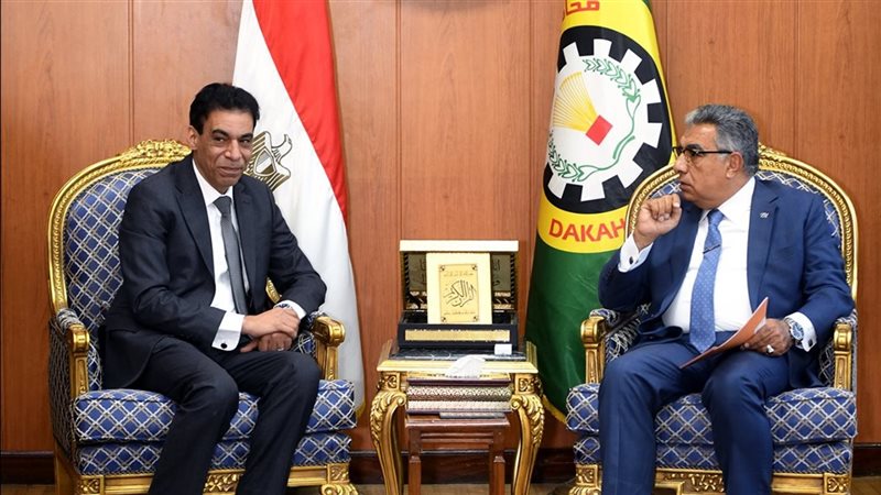 لقاء محافظ الدقهلية،