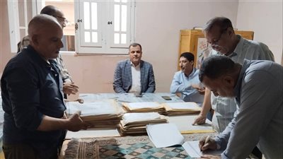 وكيل التعليم بدمياط يتفقد لجان امتحانات النقل (صور) 