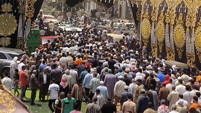 لحظة وصول جثامين ضحايا حادث طريق توشكى إلى قرية الخضيري بالدقهلية (فيديو وصور)