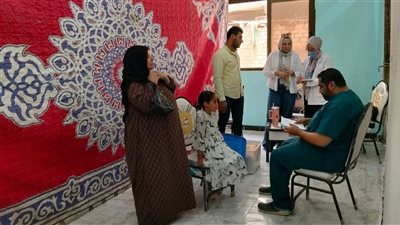  جامعة القناة تنظم قافلة شاملة لقرية الجزيرة الخضراء بالتل الكبير