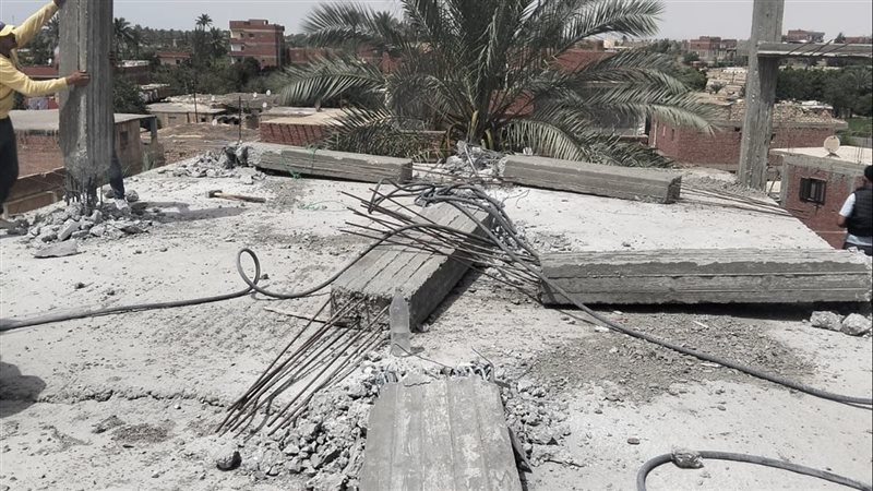 جانب من تنفيذ الإزالات،