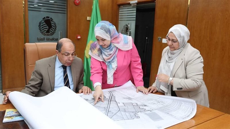محافظ المنيا يعتمد