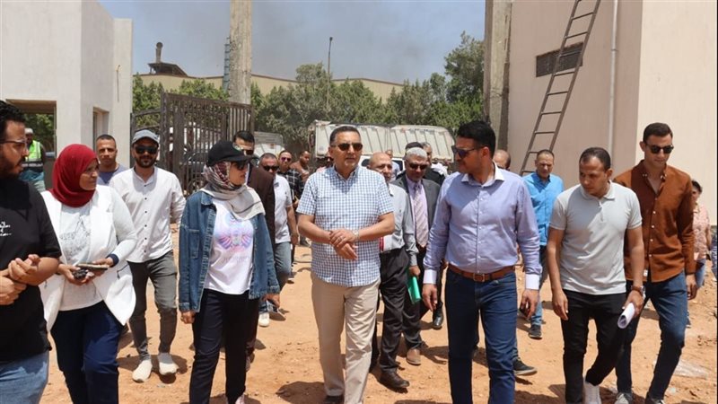 محافظ القليوبية خلال