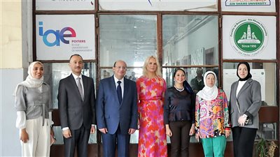  تجارة عين شمس تستقبل أستاذة المحاسبة الخضراء بجامعة نيسا البولندية