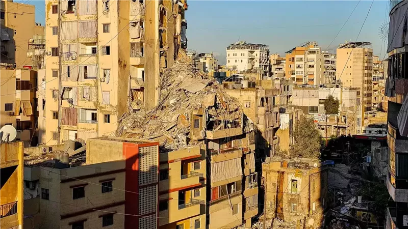 آثار الدمار في بيروت