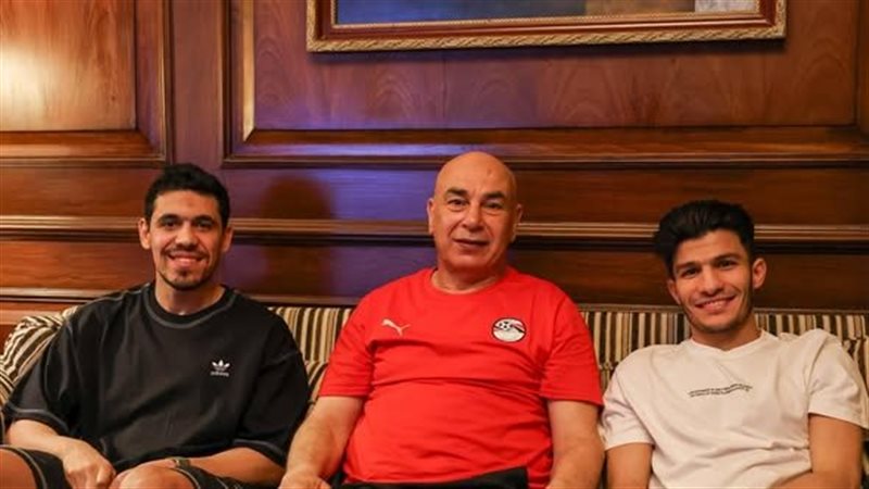 حسام حسن مع ثنائي