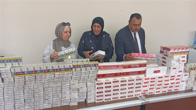 جانب من المضبوطات،