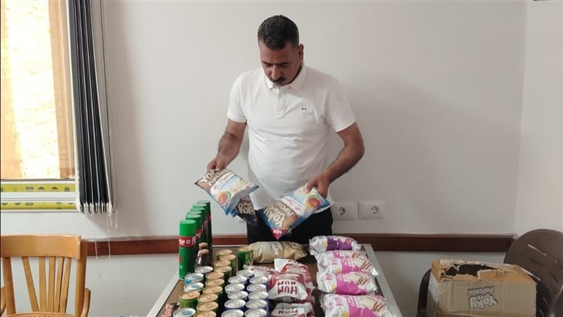 جانب من الحملات التموينية