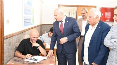 انتظام امتحانات كلية الطب البيطري بجامعة قناة السويس