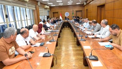 محافظ الدقهلية يترأس اجتماع مجلس إدارة المنطقة الصناعية بجمصة