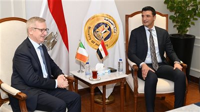 وزير الصناعة: حريصون على الاستفادة من الخبرات الأيرلندية في تعميق التصنيع المحلي 