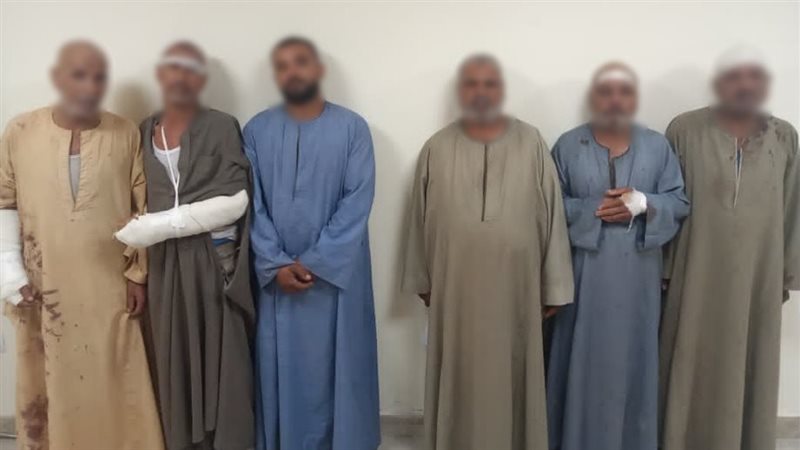 مشاجرة عنيفة بالعصي