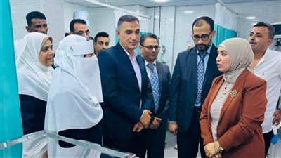 افتتاح قسم العناية المركزة والأشعة المقطعية بمستشفى طامية بالفيوم بعد التطوير