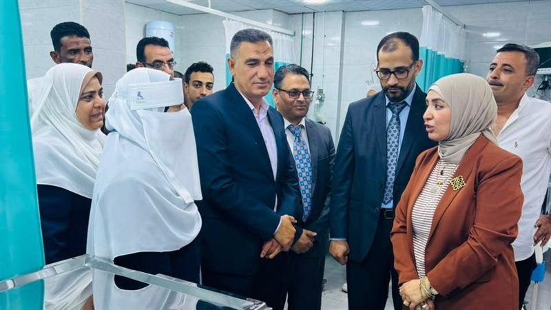 افتتاح أقسام بمستشفى