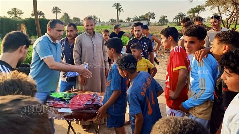 قافلة رياضية في عزبة
