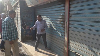  حملة لغلق المكتبات وإزالة الإشغالات بمحيط لجان الشهادة الإعدادية في شبرا الخيمة