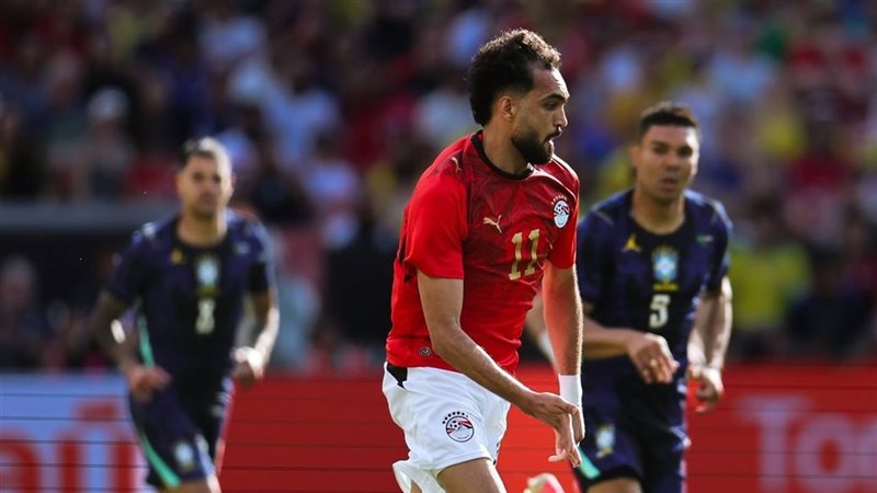 منتخب مصر أمام البرازيل،
