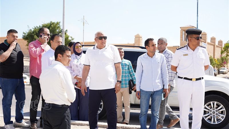 محافظ مطروح يتابع