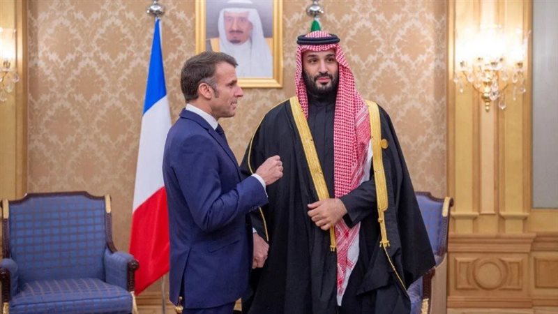 محمد بن سلمان وماكرون،