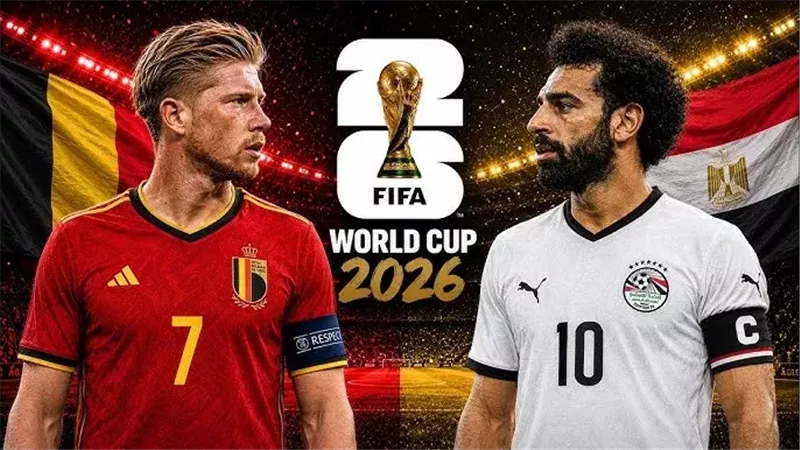 موعد مباراة مصر وبلجيكا