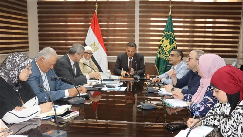 محافظ القليوبية خلال