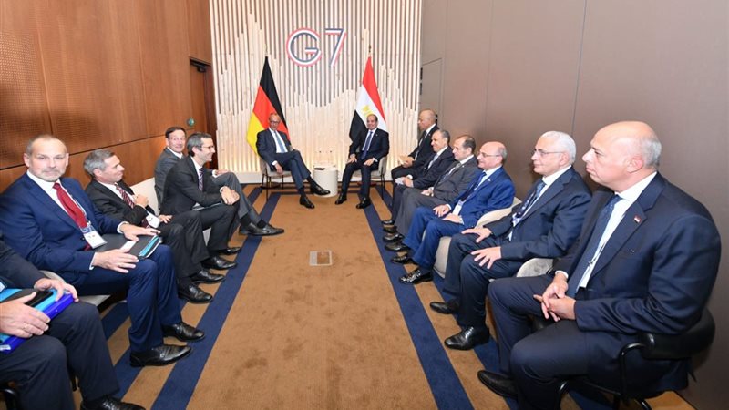 قمة مصرية ألمانية
