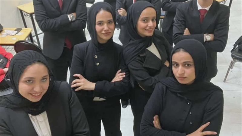 طلاب جامعة بنها،